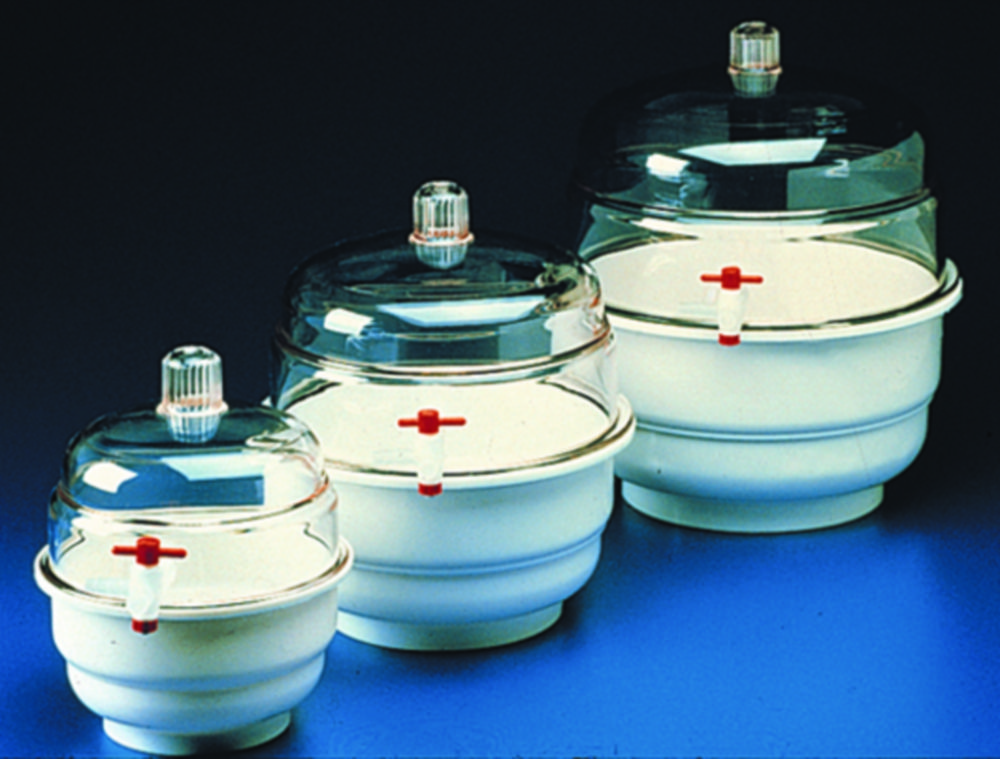 Vacuum desiccators, PP / PC