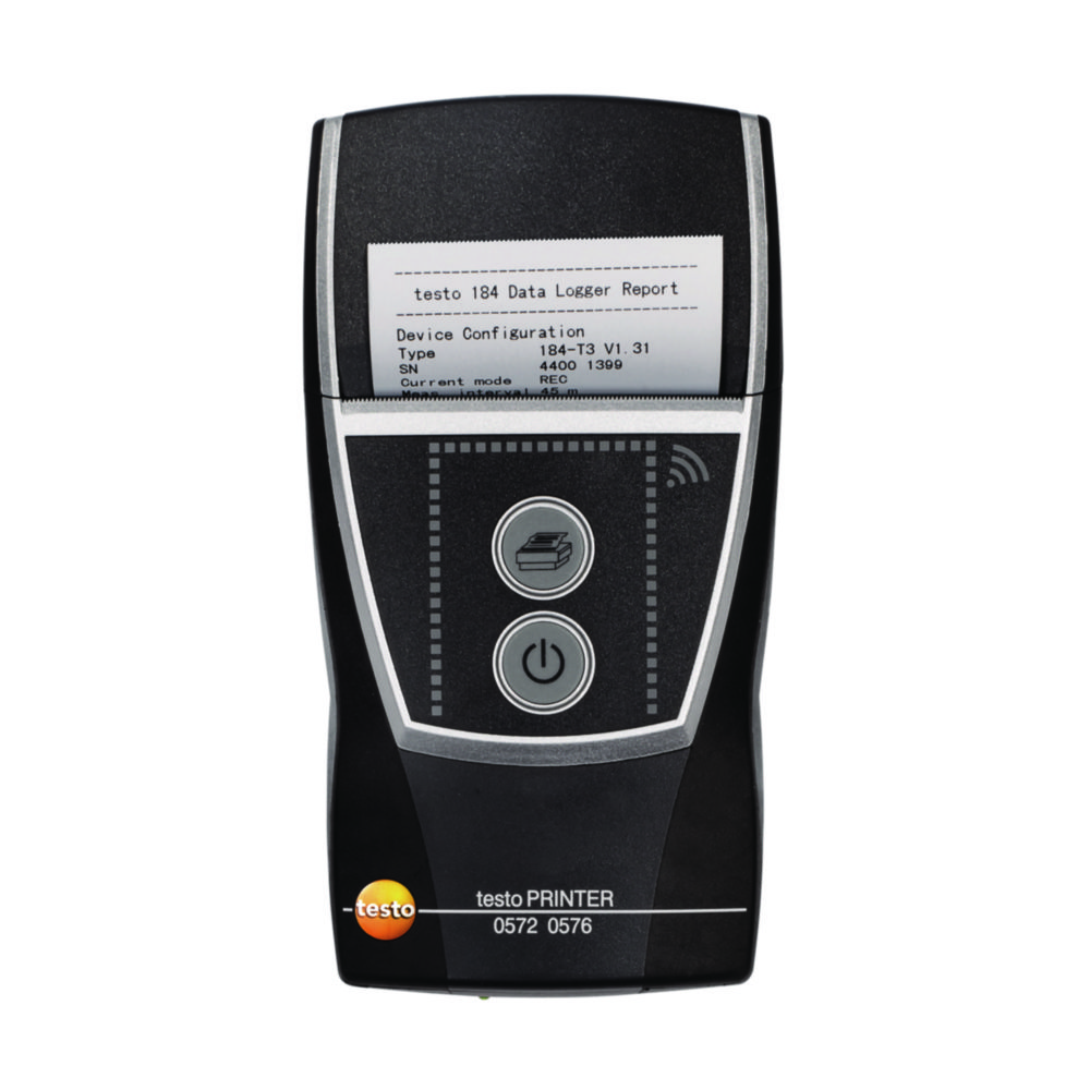 Mobile printer for testo data loggers