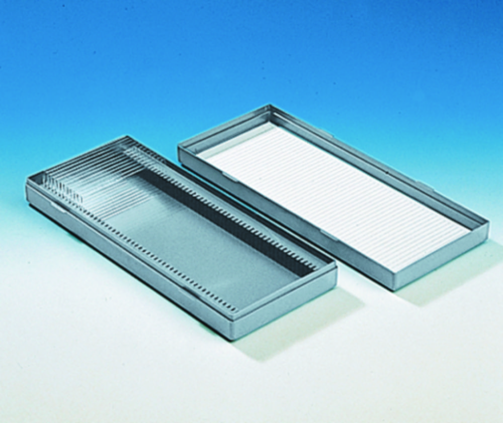 Microscope slide boxes, PS