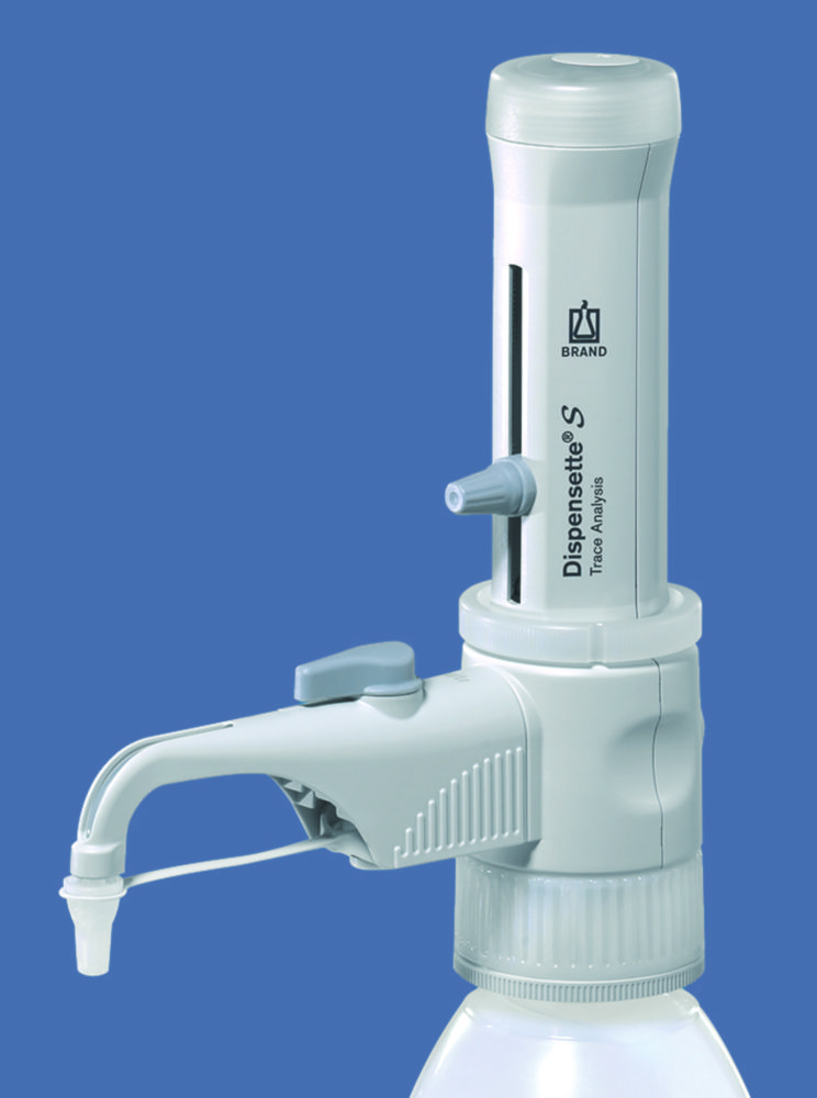 Bottle-top dispenser Dispensette® S Trace Analysis Analog, valve Pt/Ir