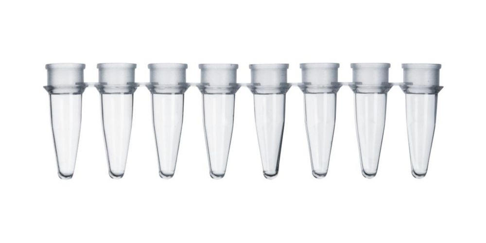 LLG-PCR-Tubes, 8 Strips, PP