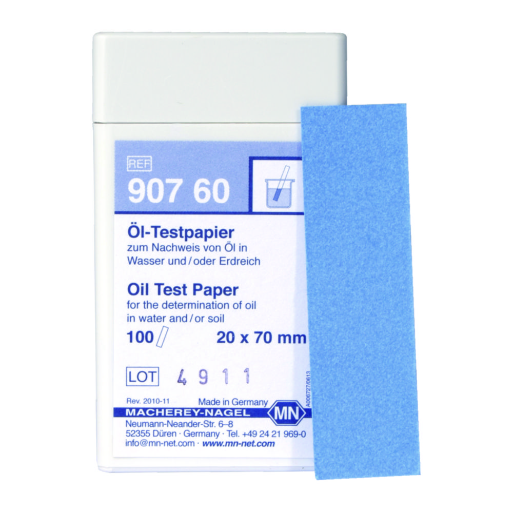 Oil test paper