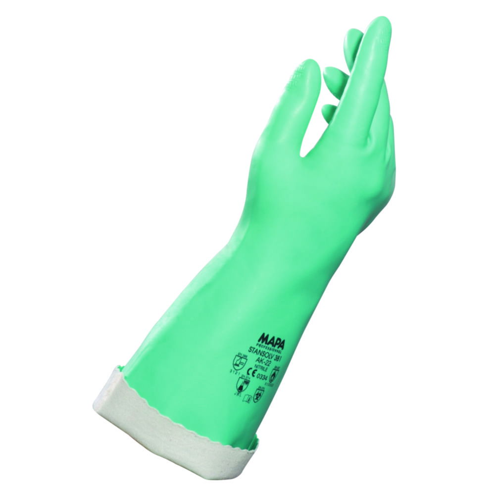 Chemical Protection Glove Ultranitril 381, Nitrile