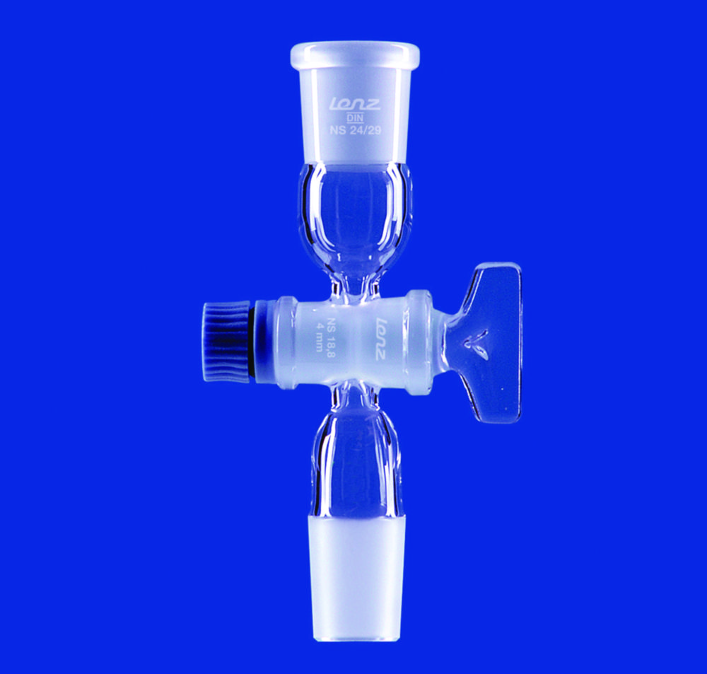 Connectors with NS stopcock, DURAN® tubing