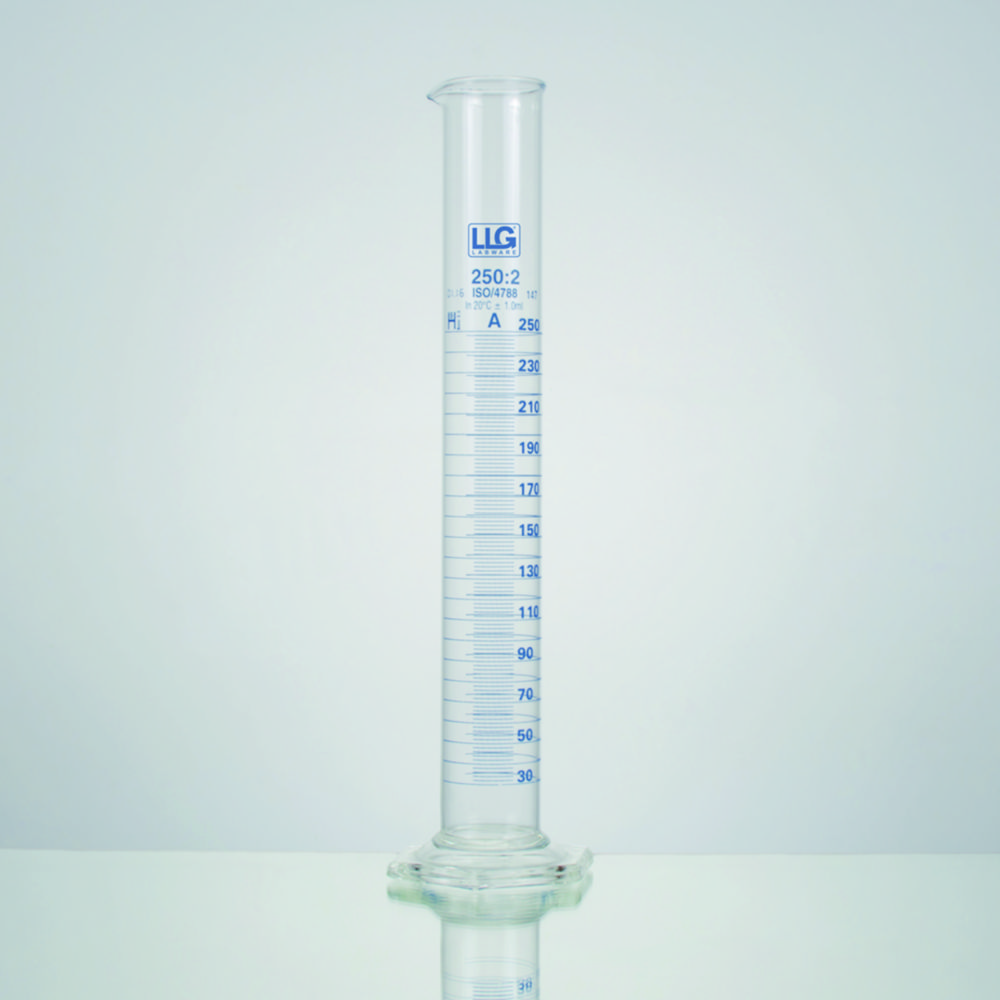LLG-Measuring cylinders, borosilicate glass 3.3, tall form, class A