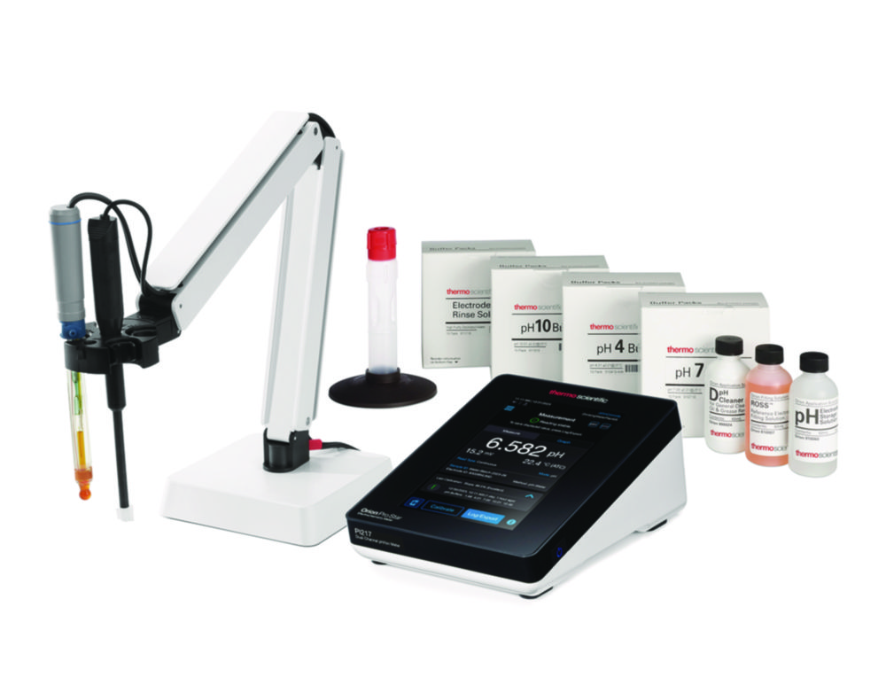 Dual channel pH/ion meter Orion™ Pro Star PI217, standard pH kit