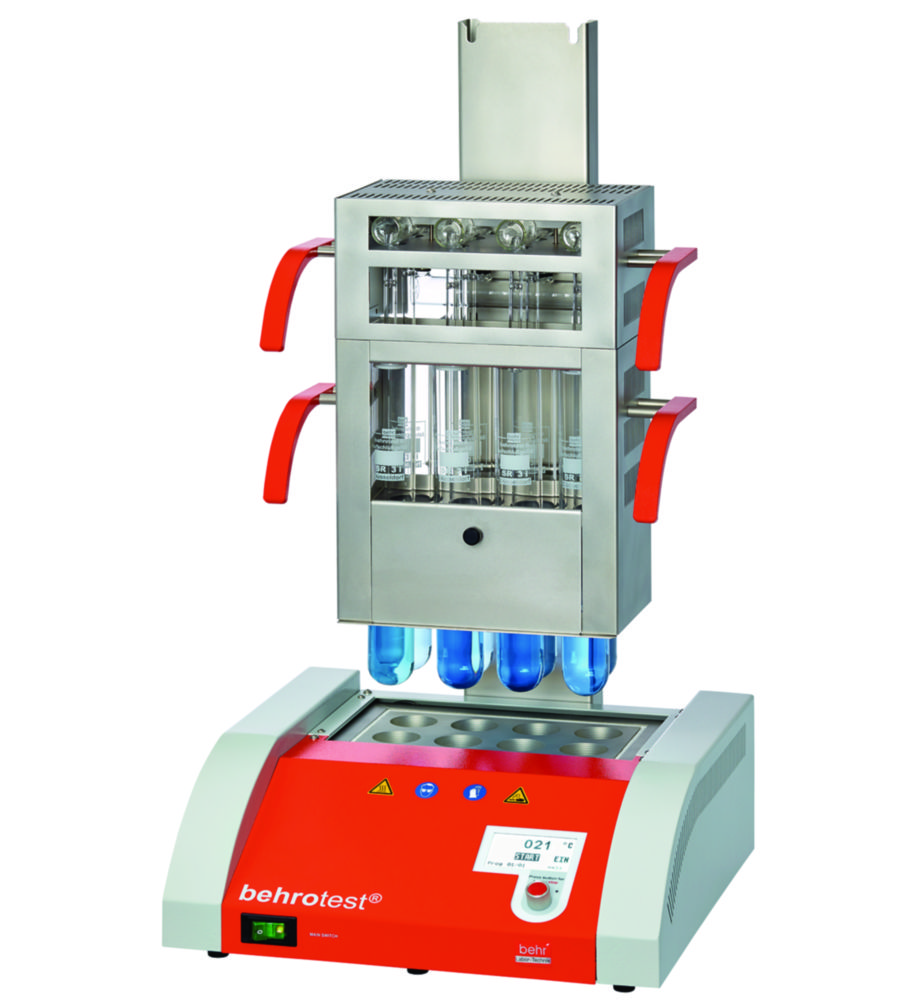 Standard Kjeldahl block digestion systems K 8, K 12 and  K 20