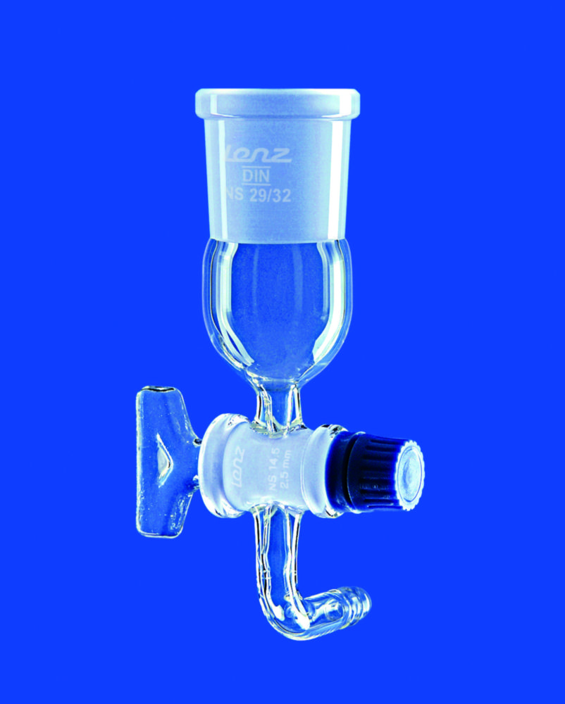 Adapters with NS stopcock, DURAN® tubing