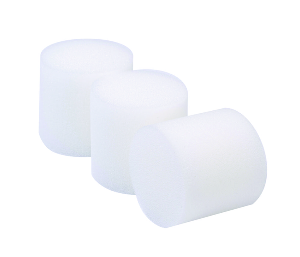 Foam stoppers for Drosophila bottles