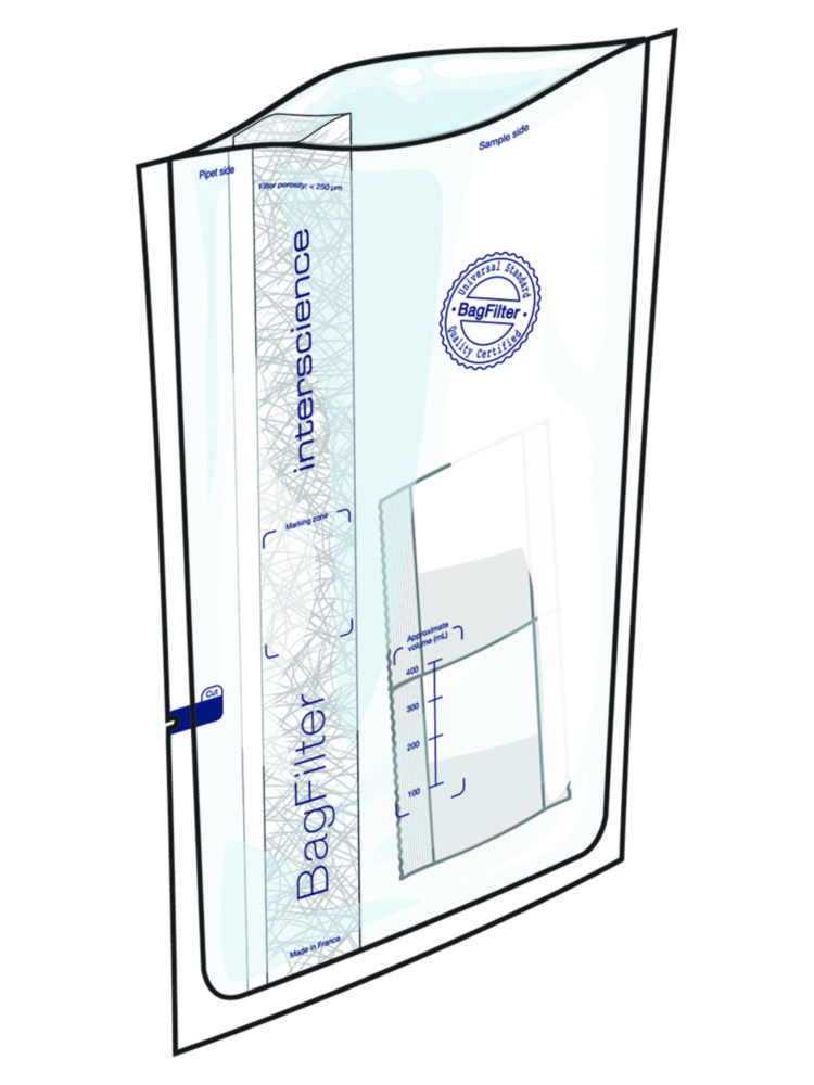 Blender bags BagSystem®, instaBAG® Fraser ½ with dehydrated medium