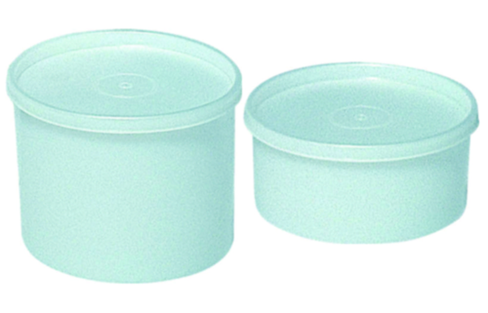 Universal jars, HDPE with cap,  LDPE