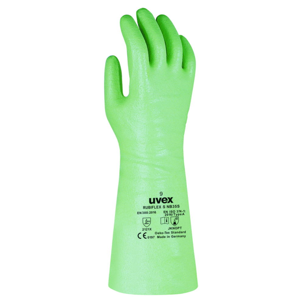 Chemical Protection Gloves uvex rubiflex S, NBR