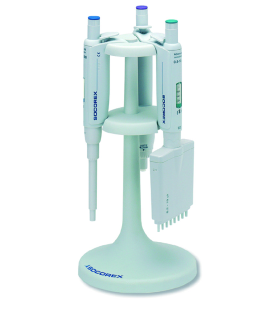 Pipette stand for Single and Multichannel microliter pipettes, for Calibra® and Acura® models