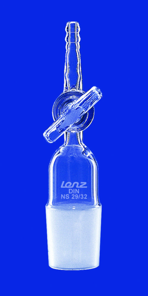 Adapters, straight, with NS stopcock