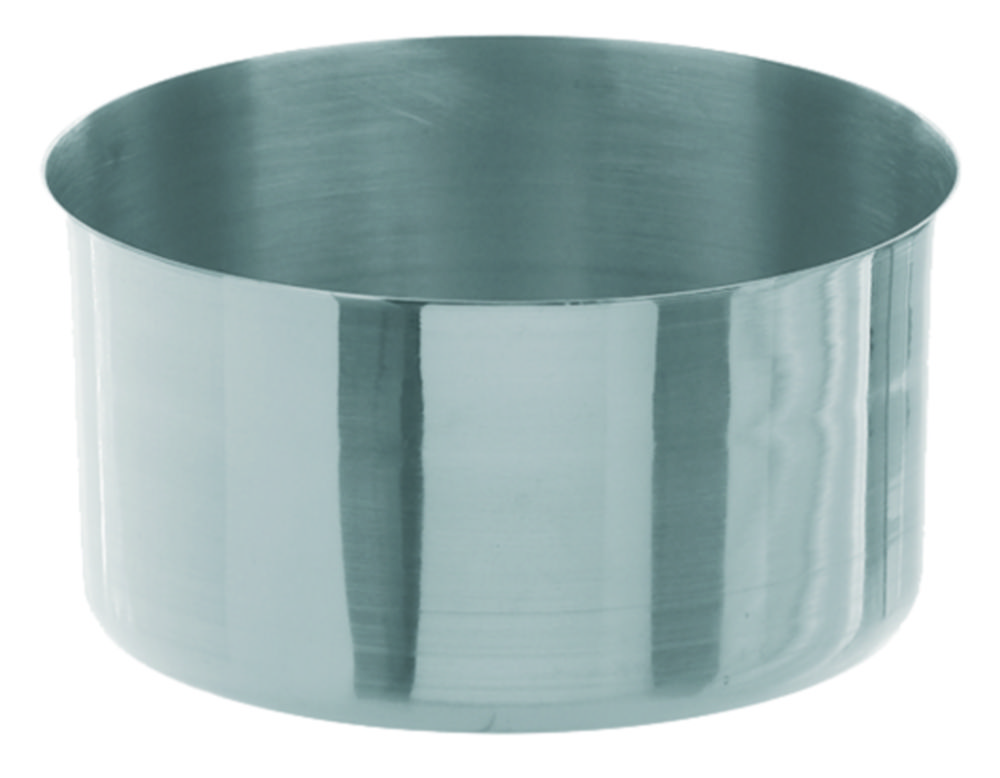 Evaporating basins, 18/10 steel