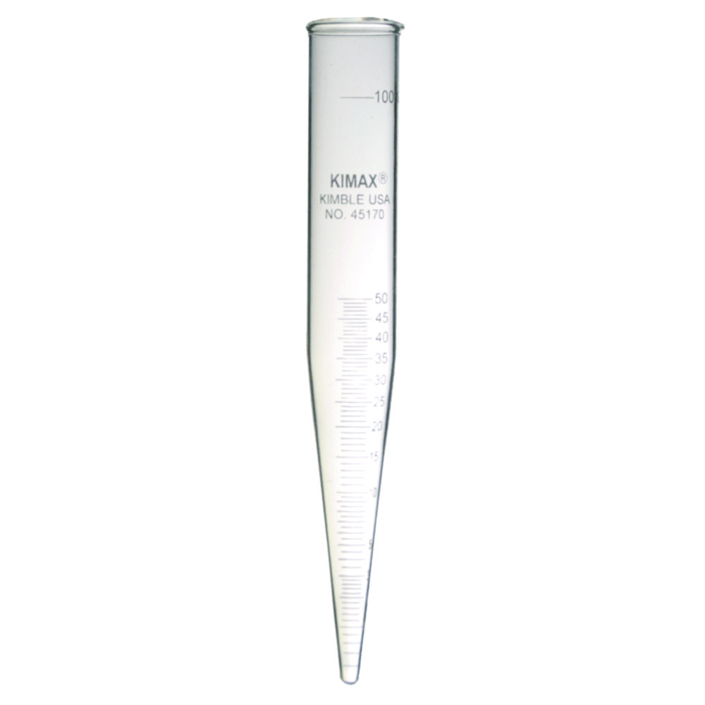 API-Centrifuge Tubes KIMAX®, graduated, borosilicate glass 3.3