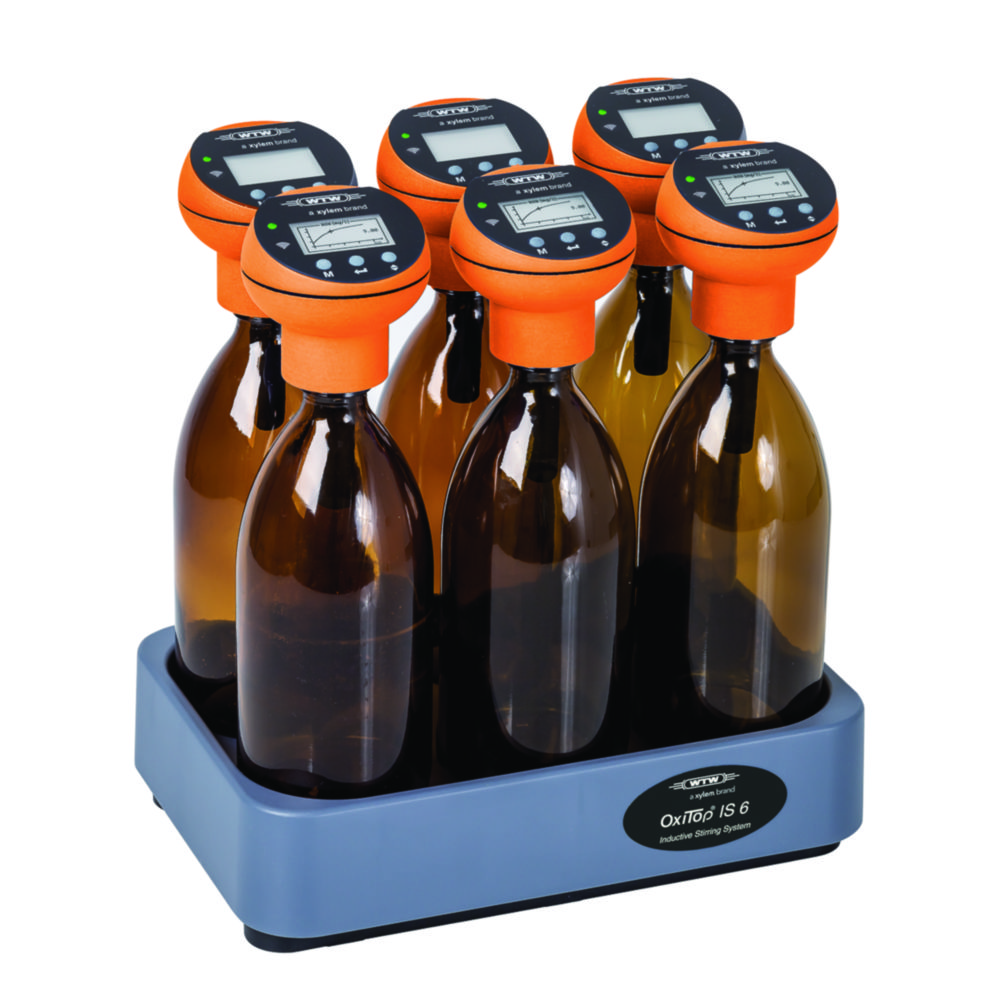 BOD measuring system OxiTop®-IDS for determination of aerobic degradation, Set 6