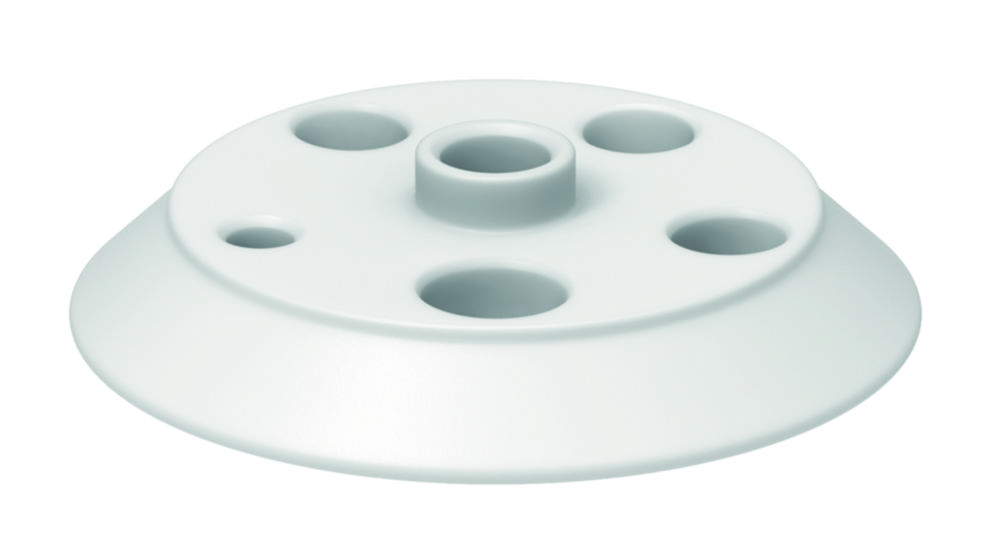 Flat flange lids, PTFE, DN 100, Typ 2
