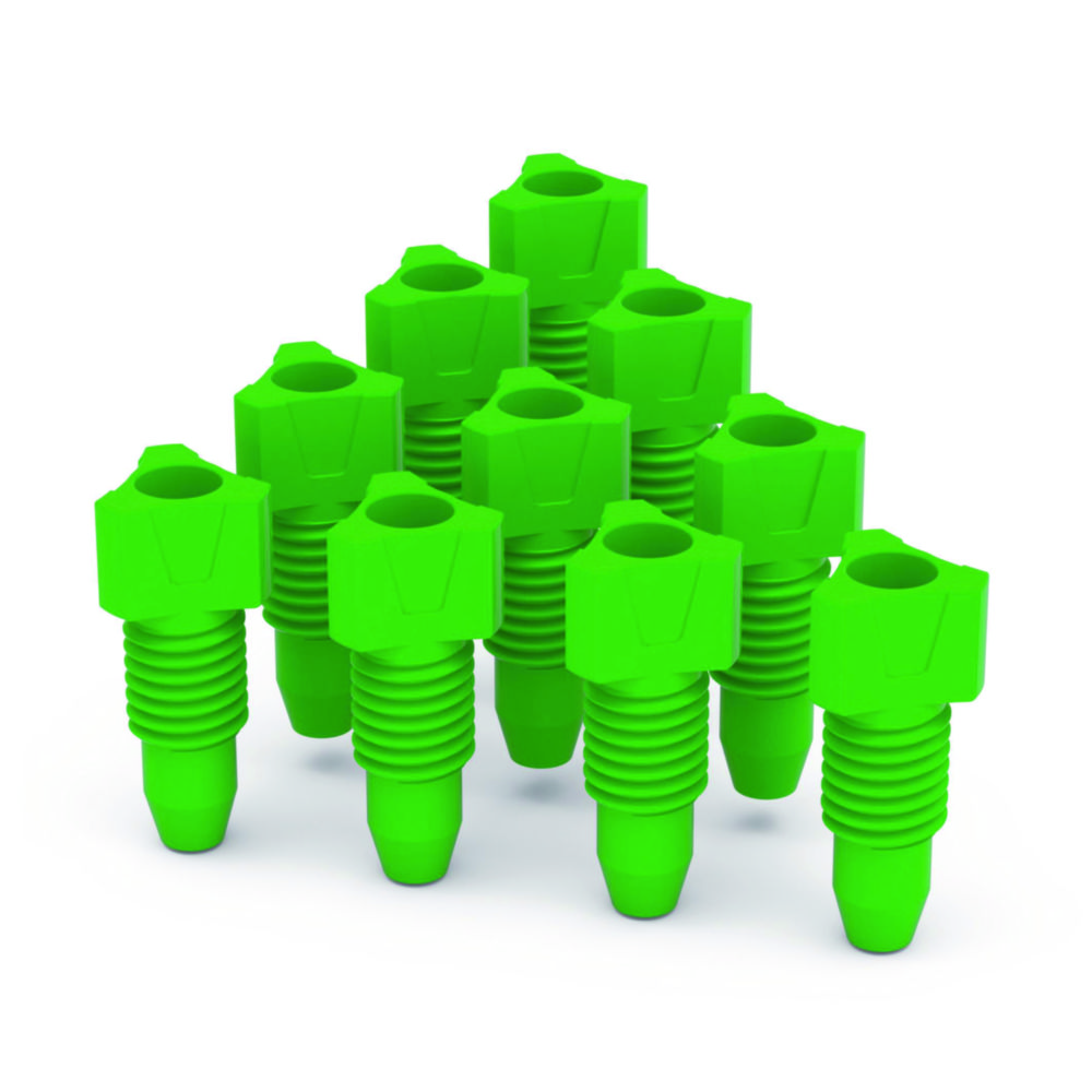 Fittings, PFA, for Caps and Waste Caps