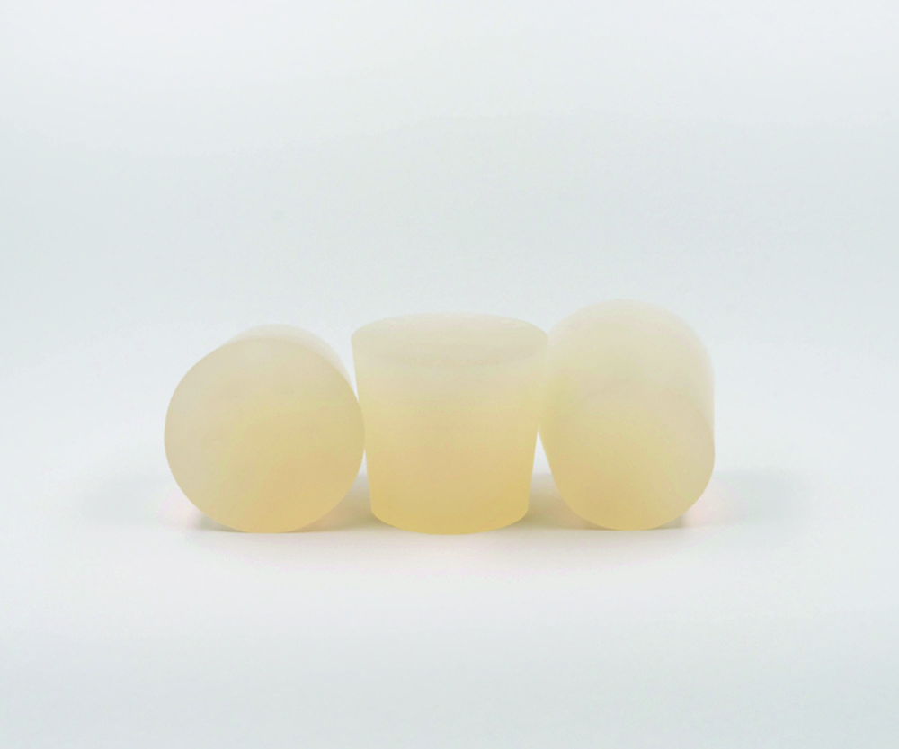Silicone stoppers, with one hole