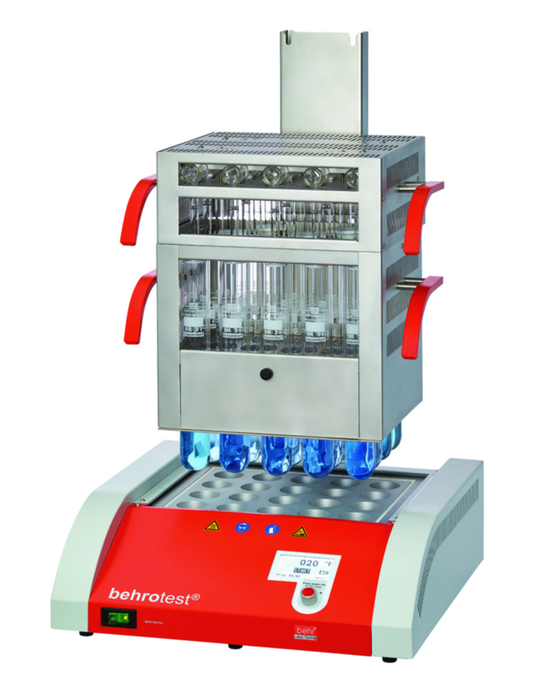 Standard Kjeldahl block digestion systems K 8, K 12 and  K 20