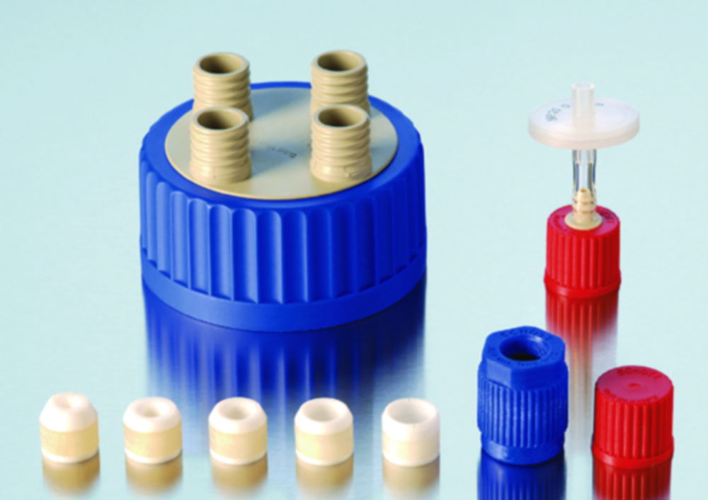 Connection system GLS 80®, insert for screw cap GL 18, silicone/PTFE