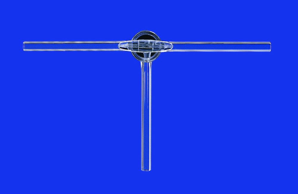 3-way stopcocks, T-bore, borosilicate glass 3.3