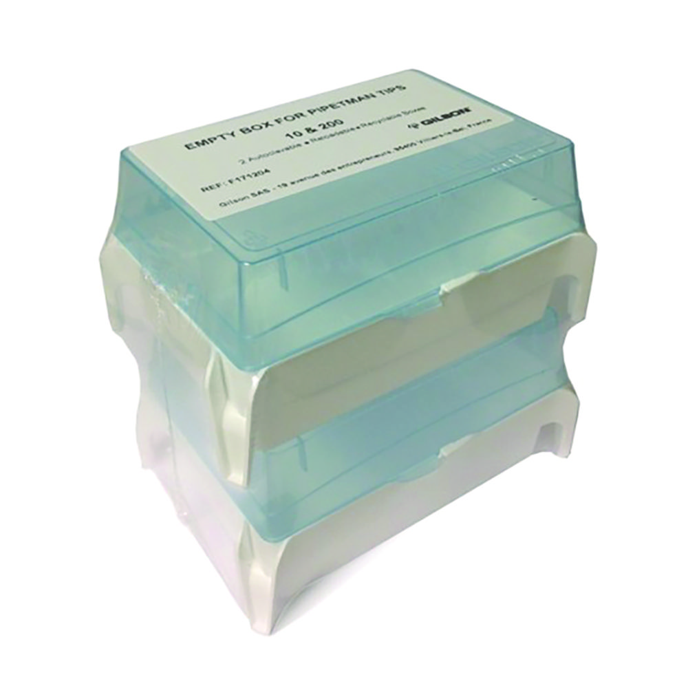 Empty boxes for PIPETMAN® DIAMOND Tips, blister refill and reload packs