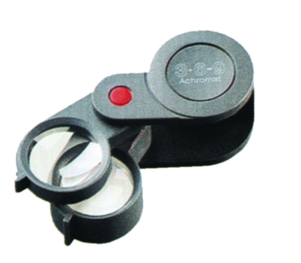 Precision folding magnifiers, plastic