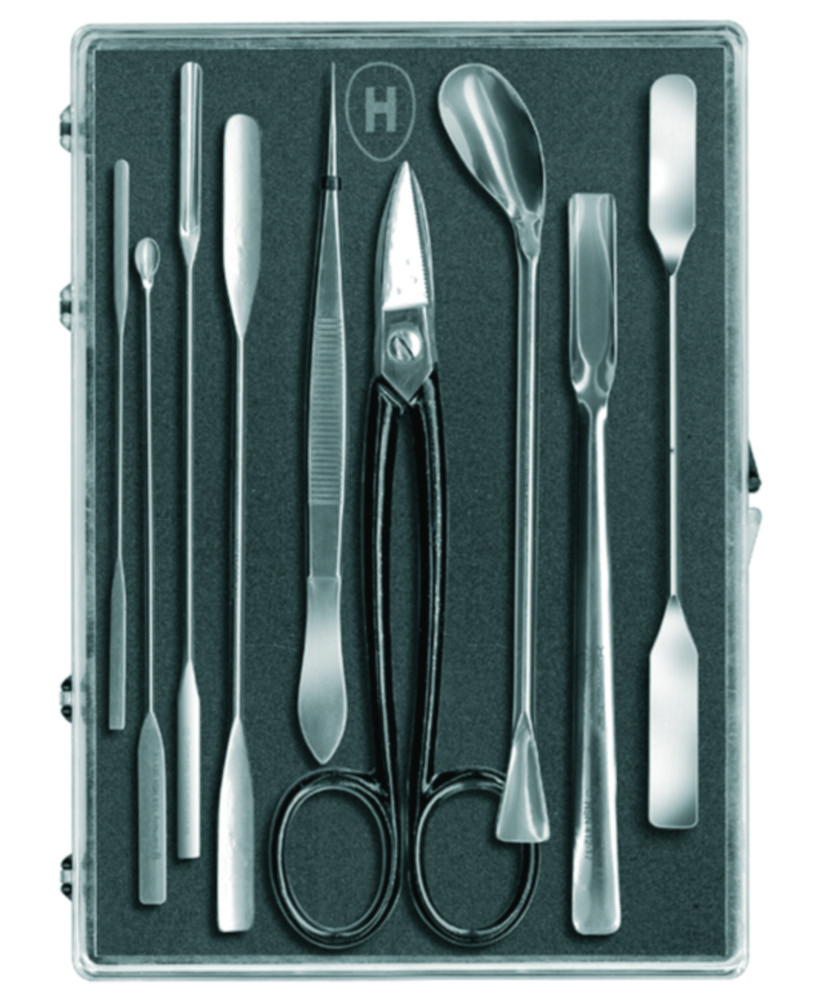Chemist's large instrument set, 9-piece