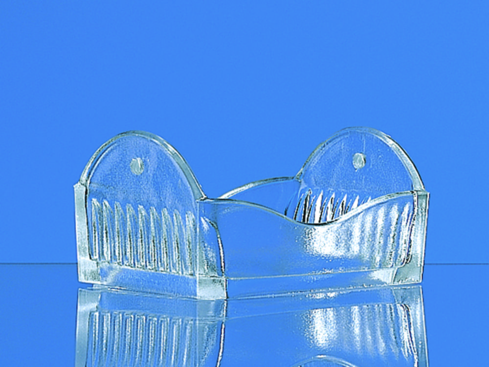 Insert for staining troughs, soda-lime glass