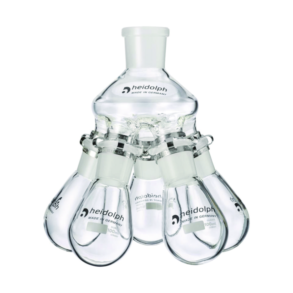 Distilling Spiders with flasks for Rotary Evaporators Hei-VAP series