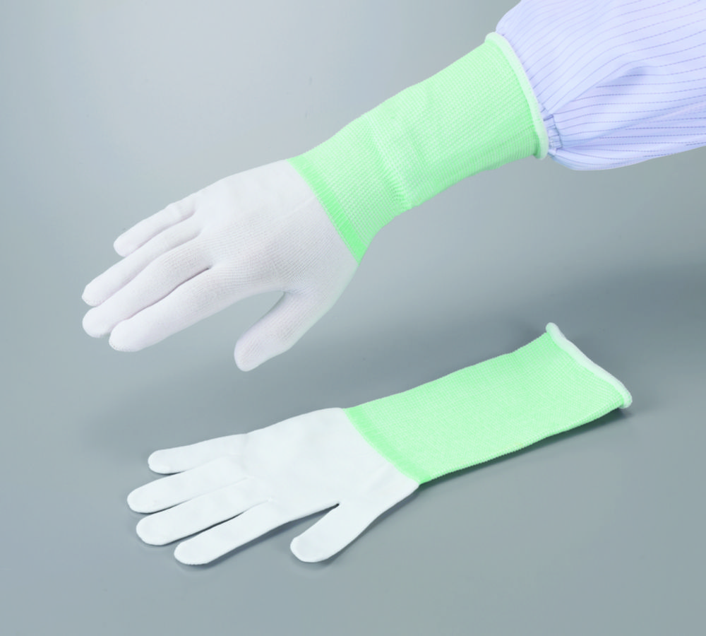 Undergloves ASPURE long, white, nylon