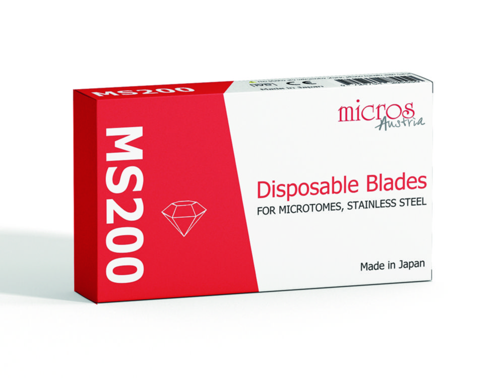 Blades for Microtoms, stainless steel