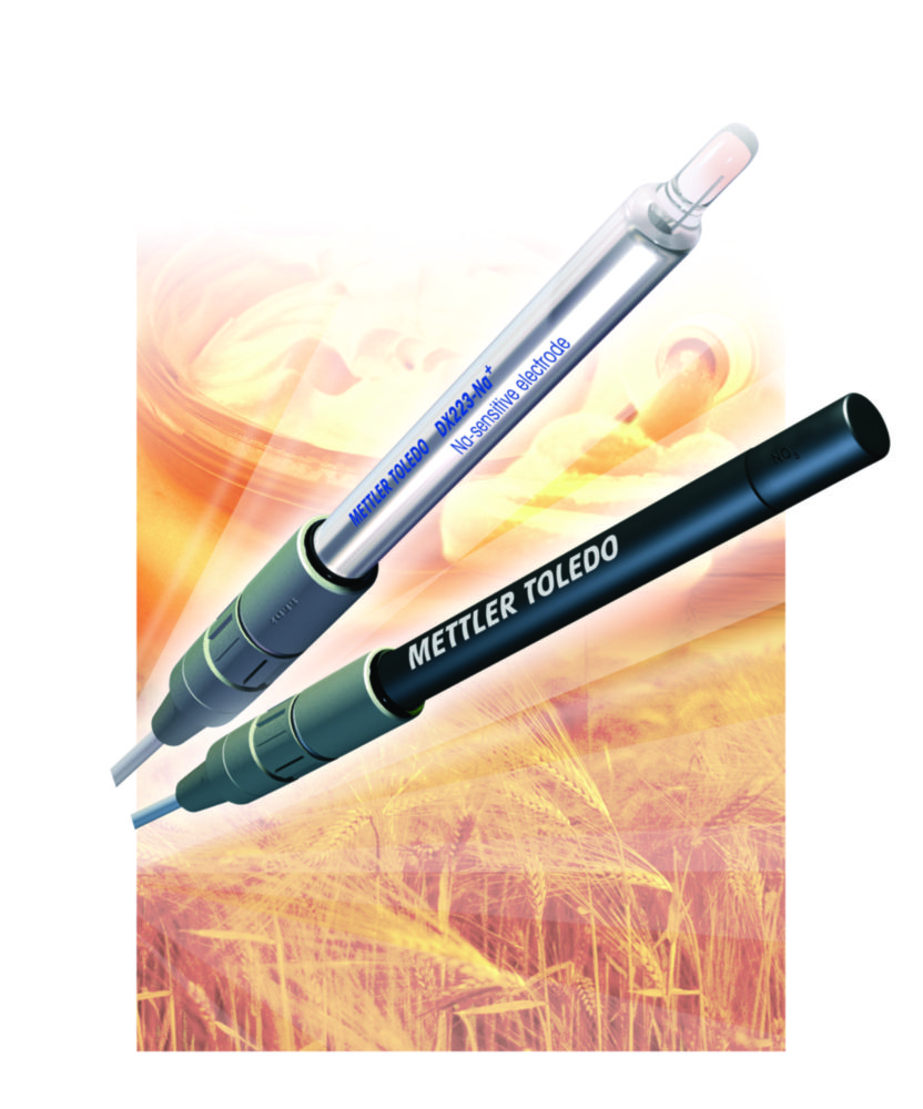 Ion selective, gas-sensitive electrodes