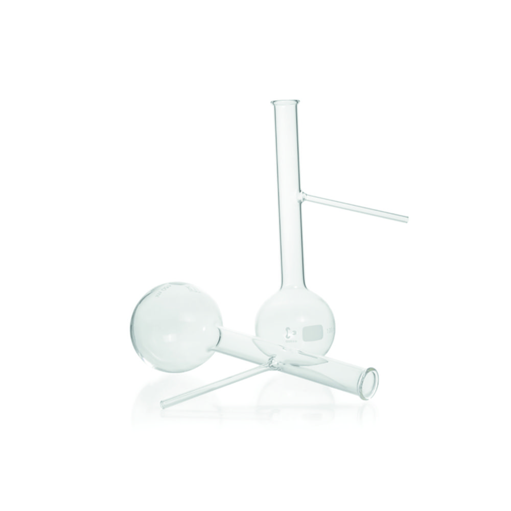 Engler distilling flasks, DURAN®, USP standard, with beaded rim