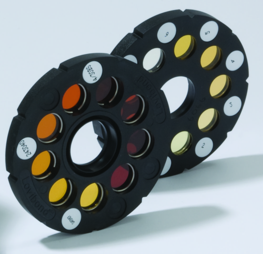 Colour test discs Hazen/APHA for Comparator system 2000