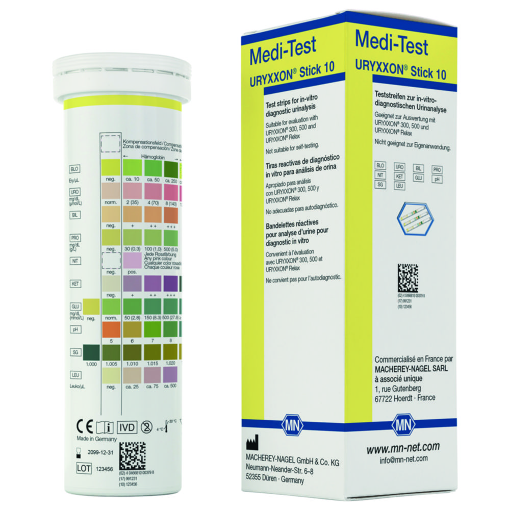 Test strips URYXXON® Stick 10 for Urine strip reader URYXXON® 500