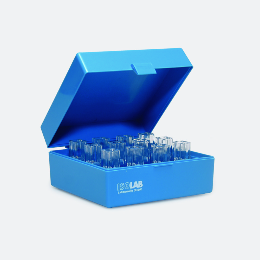 Cuvette rack with attached lid, PP