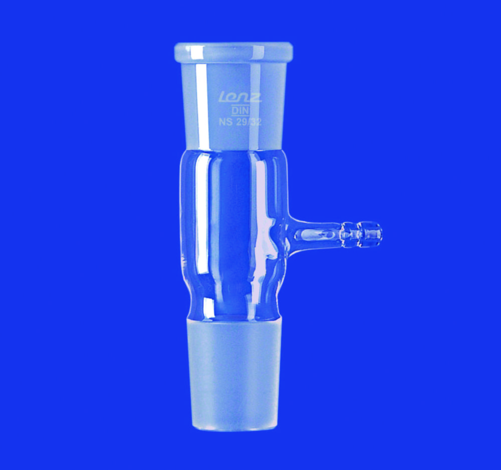 Delivery adapters, straight, with suction tube, DURAN® tubing