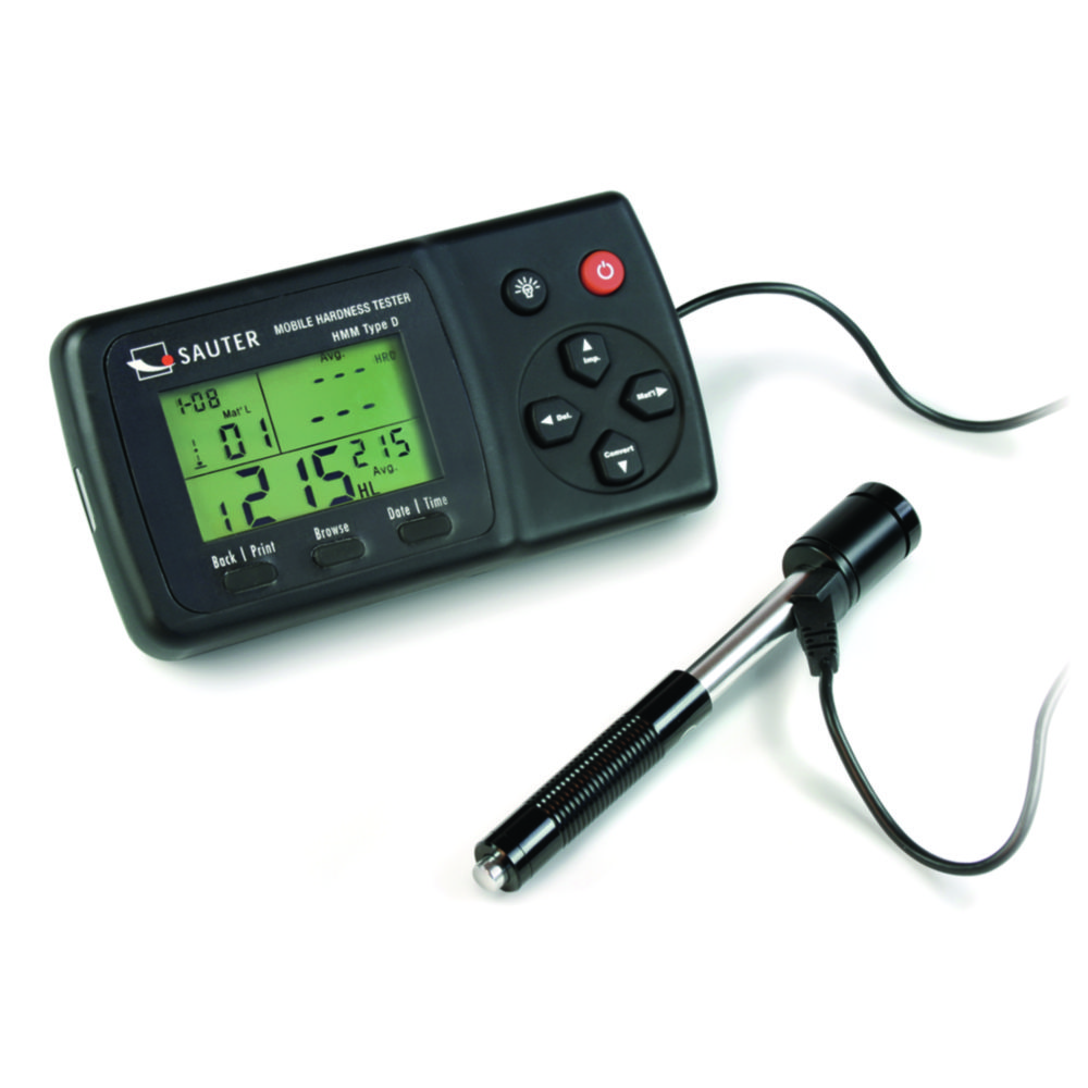 Leeb hardness testers, mobile, HMM, with printer