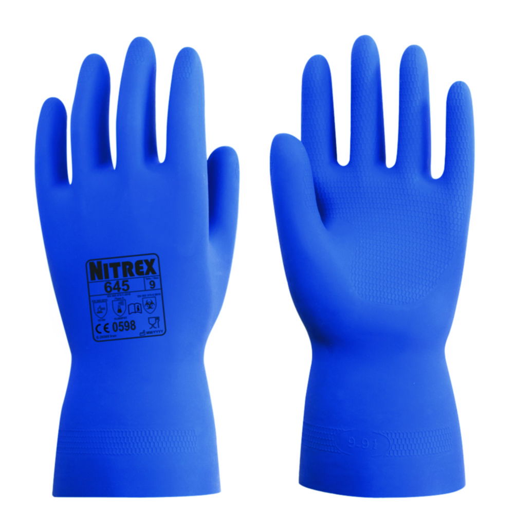 Chemical protective glove NITREX 645,  Latex
