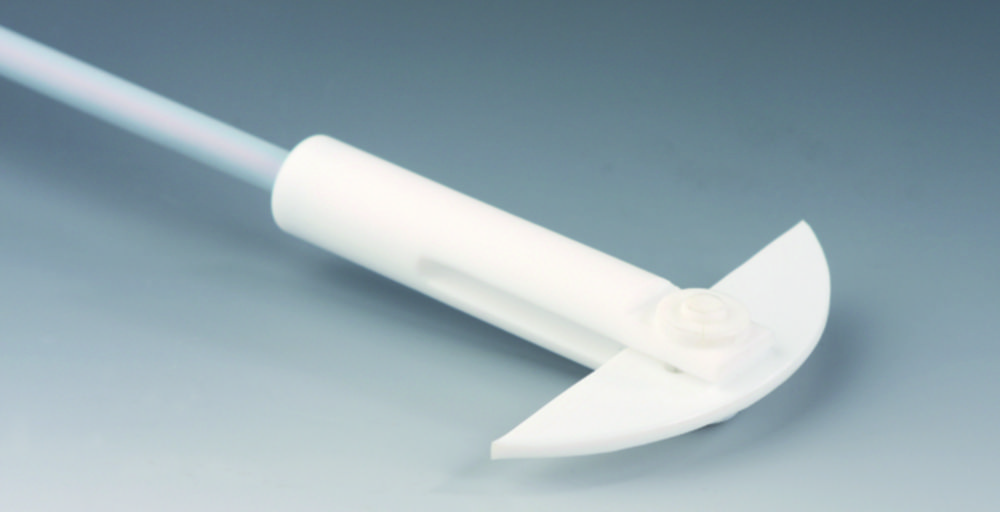 Crescent-shaped stirring rotors, PTFE