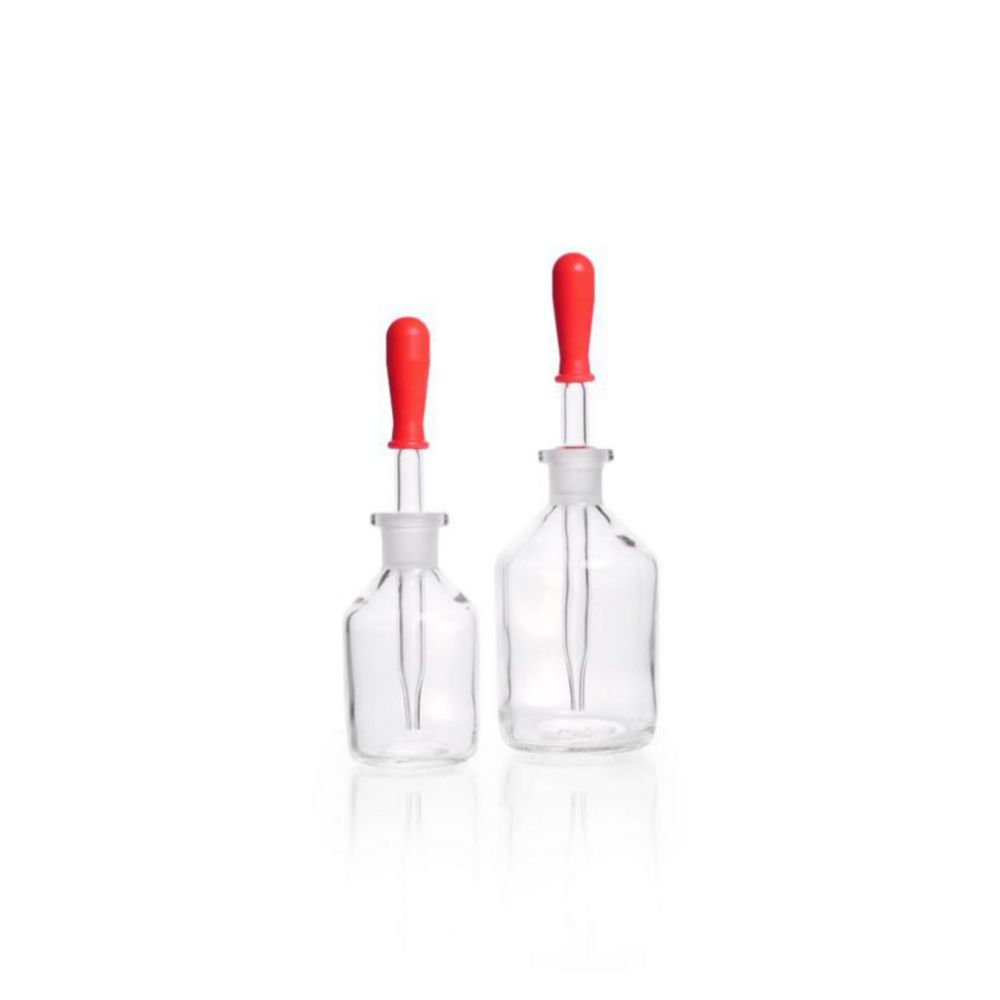 Dropping bottles, pipette bottles, soda-lime glass