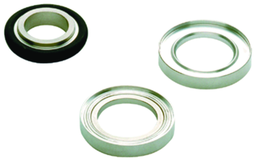 Vacuum fittings, centring rings
