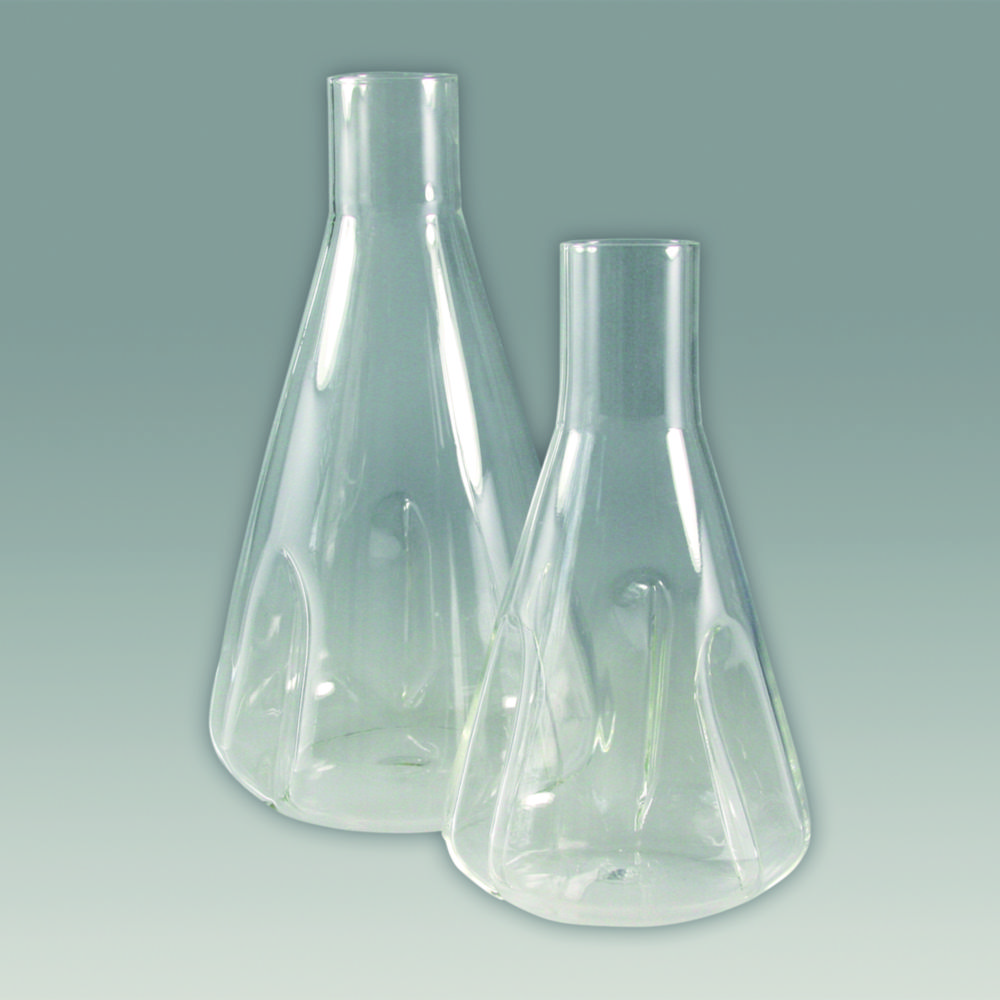 Culture flasks, borosilicate glass 3.3, neck straight