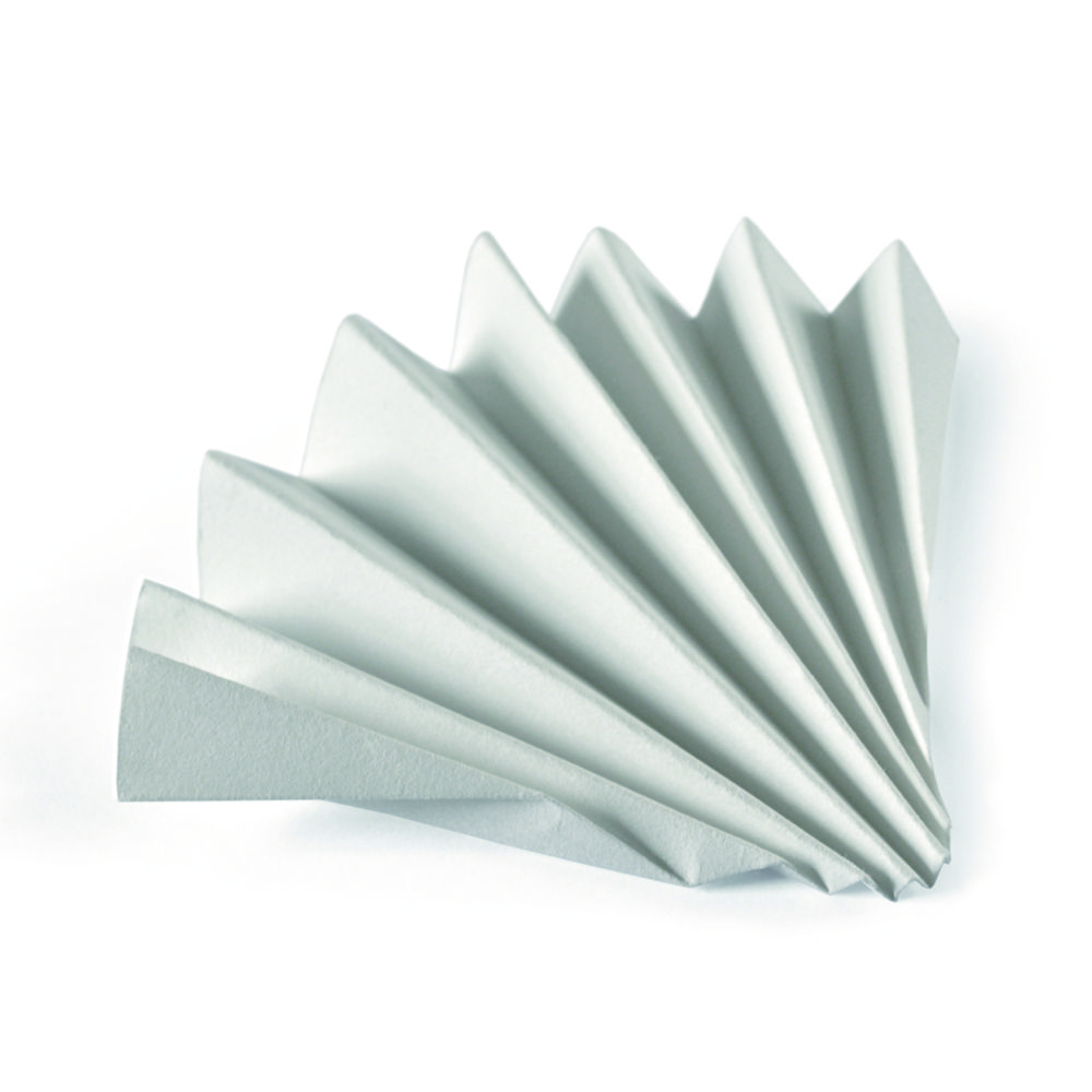 Qualitative filter paper, Grade 593 ½, folded filters
