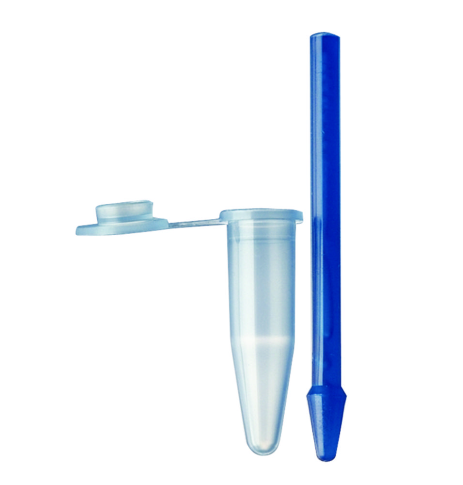 Disposable pellet pestles, PP, with reaction tube