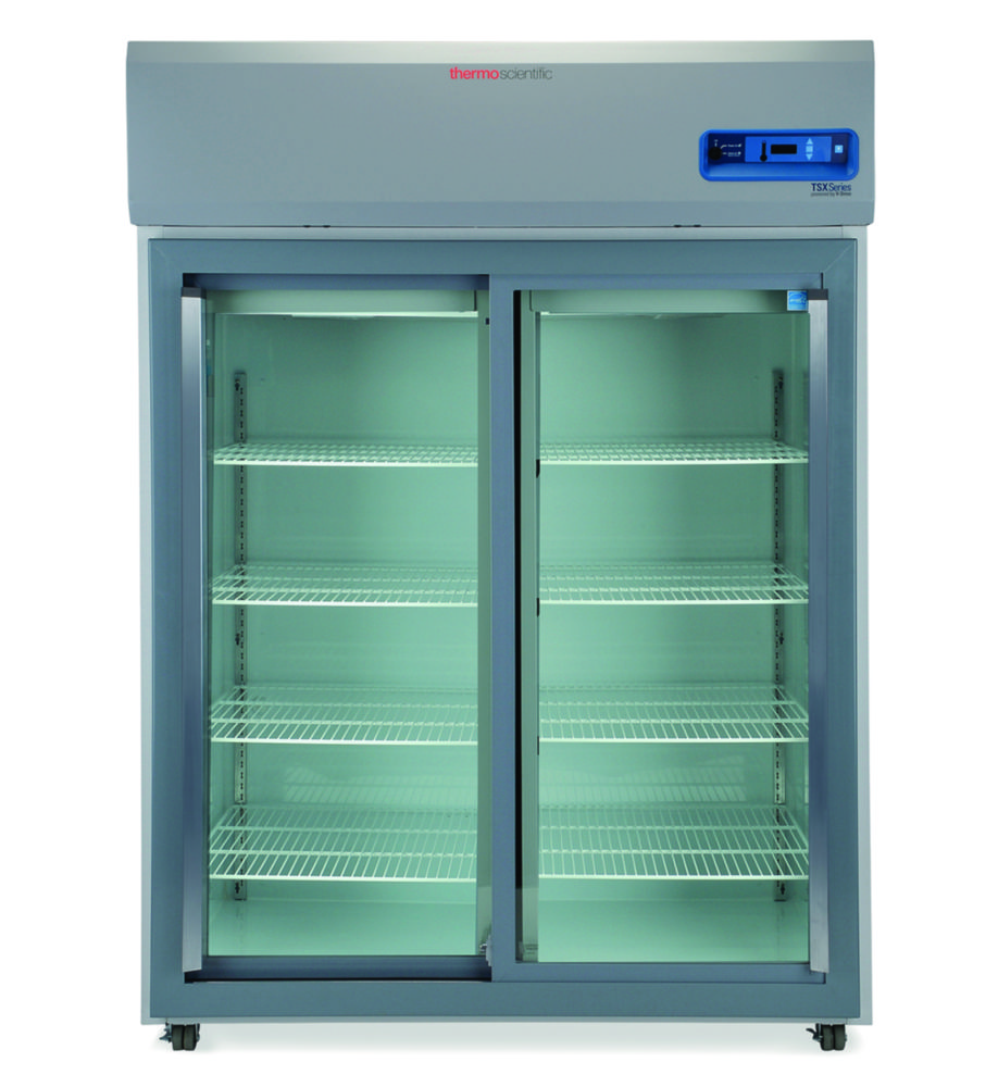 High-Performance chromatography refrigerators TSX, up to 2 °C, with double sliding glass door