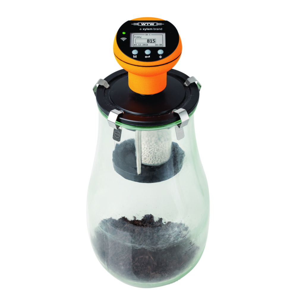 BOD Measuring system OxiTop®-IDS B6M-2.5 for determination of soil respiration